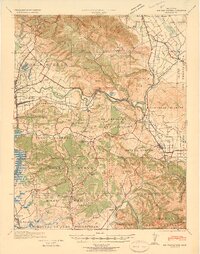 Old Maps of San Juan Bautista, CA for Hiking & Exploration Pastmaps
